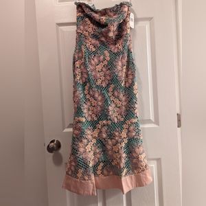 New with tags Foxiedox Jasmine Strapless Lace Midi Dress